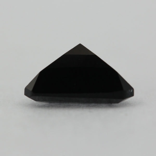 Loose Triangle Cut Black Onyx CZ Gemstone Cubic Zirconia Down