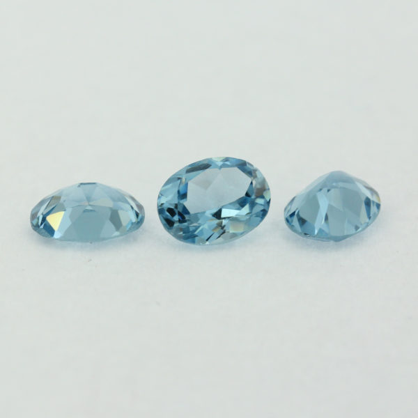 Loose Oval Cut Aquamarine CZ Gemstone Cubic Zirconia March Birthstone Group