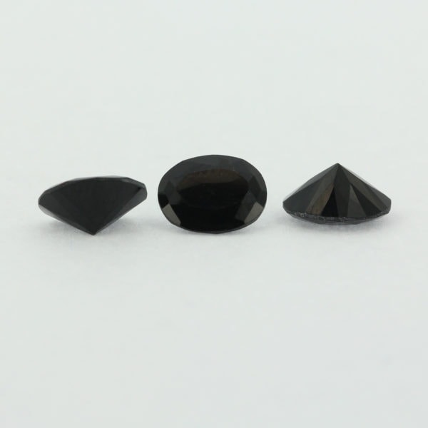 Loose Oval Cut Black Onyx CZ Gemstone Cubic Zirconia Group