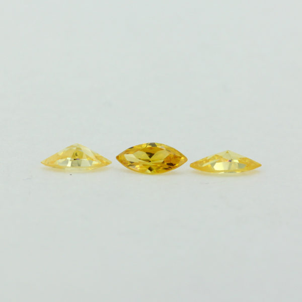 Loose Marquise Cut Citrine CZ Gemstone Cubic Zirconia November Birthstone Group