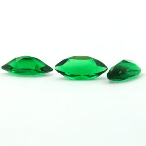 Loose Marquise Cut Emerald CZ Gemstone Cubic Zirconia May Birthstone Group