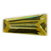 Loose Tapered Baguette Citrine CZ Gemstone Cubic Zirconia November Birthstone