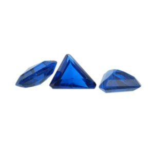 Loose Triangle Cut Sapphire CZ Gemstone Cubic Zirconia September Birthstone Group