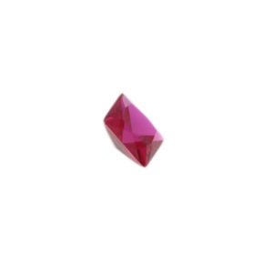 Loose Princess Cut Ruby CZ Gemstone Cubic Zirconia July Birthstone Side 5