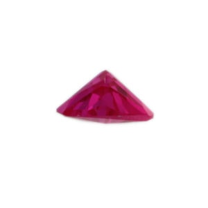 Loose Triangle Cut Ruby CZ Gemstone Cubic Zirconia July Birthstone Down 4