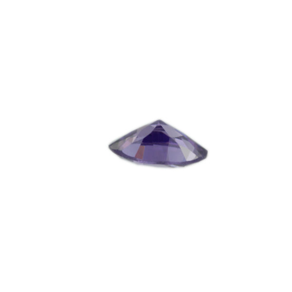 Loose Oval Cut Amethyst CZ Gemstone Cubic Zirconia February Birthstone Down Small