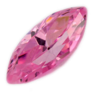 Loose Marquise Cut Pink CZ Gemstone Cubic Zirconia October Birthstone