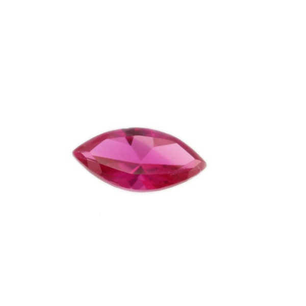 Loose Marquise Cut Ruby CZ Gemstone Cubic Zirconia July Birthstone Front 7MM