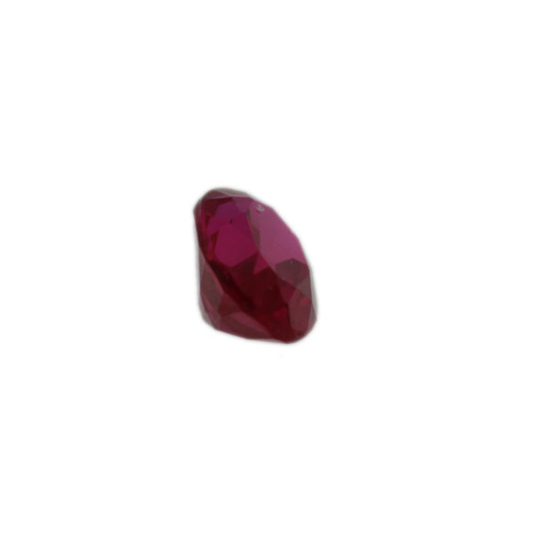 Loose Oval Cut Ruby CZ Gemstone Cubic Zirconia July Birthstone Side