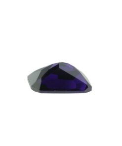 Loose Emerald Cut Amethyst CZ Gemstone Cubic Zirconia February Birthstone Down 9