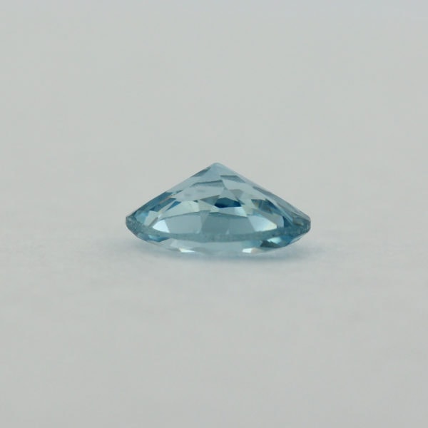 Loose Oval Cut Aquamarine CZ Gemstone Cubic Zirconia March Birthstone Down Small