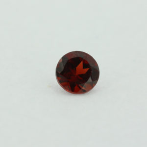 Loose Round Cut Genuine Natural Garnet Gemstone Semi Precious January Birthstone Front Sm