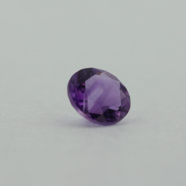 Loose Round Cut Genuine Natural Amethyst Gemstone Semi Precious February Birthstone Side Sm