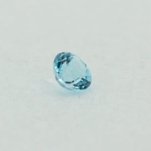 Loose Round Cut Genuine Natural Blue Topaz Gemstone Semi Precious November Birthstone Side S