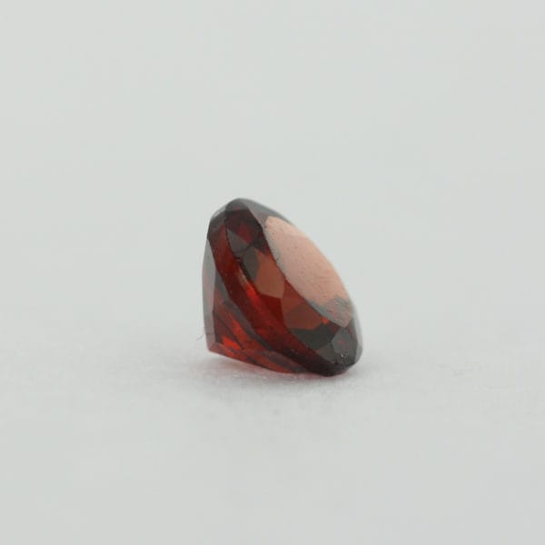 Loose Round Cut Genuine Natural Garnet Gemstone Semi Precious January Birthstone Back Sm