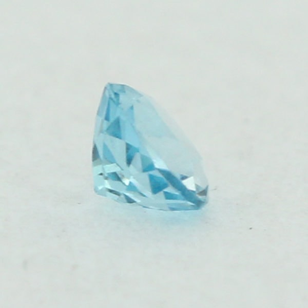 Loose Round Cut Genuine Natural Blue Topaz Gemstone Semi Precious November Birthstone Back S