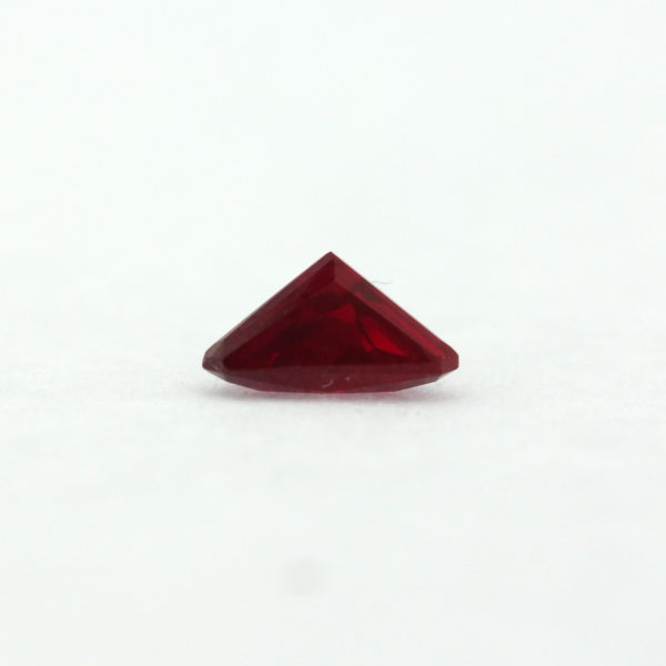 Loose Triangle Cut Garnet CZ Gemstone Cubic Zirconia January Birthstone Down