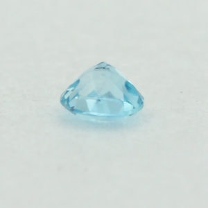 Loose Round Cut Genuine Natural Blue Topaz Gemstone Semi Precious November Birthstone Down S