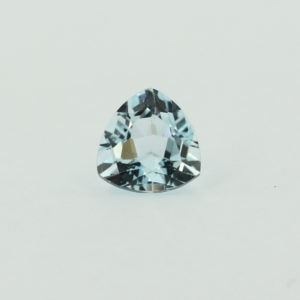 Loose Trillion Cut Genuine Natural Aquamarine Gemstone Semi Precious March Birthstone Front