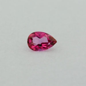 Loose Pear Cut Genuine Natural Pink Topaz Gemstone Semi Precious October Birthstone Front