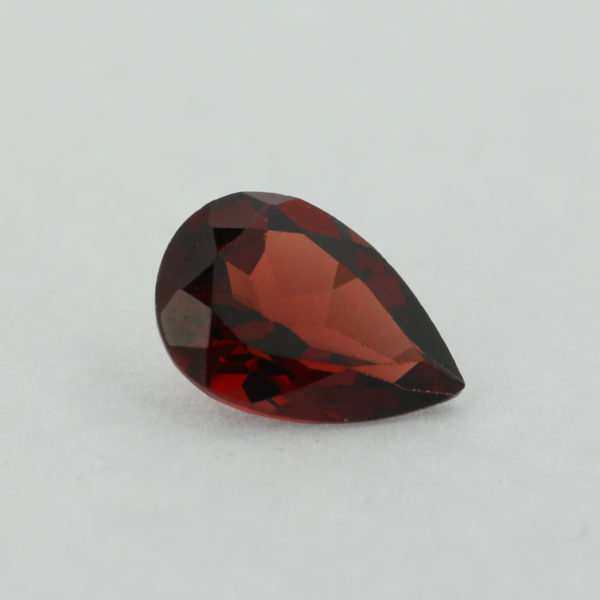 Loose Pear Cut Genuine Natural Garnet Gemstone Semi Precious January Birthstone Front