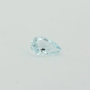 Loose Pear Cut Genuine Natural Aquamarine Gemstone Semi Precious March Birthstone Front