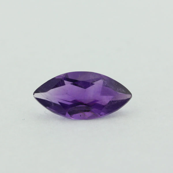 Loose Marquise Cut Genuine Natural Amethyst Gemstone Semi Precious February Birthstone Front