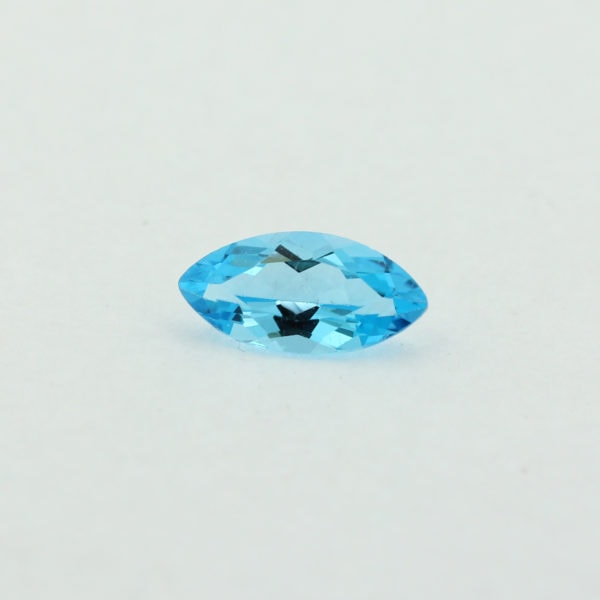 Loose Marquise Cut Genuine Natural Blue Topaz Gemstone Semi Precious November Birthstone Front
