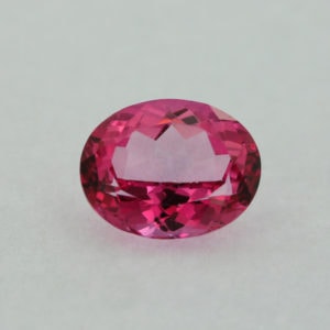 Loose Oval Cut Genuine Natural Pink Topaz Gemstone Semi Precious October Birthstone Front