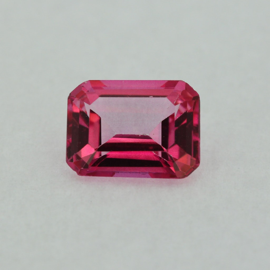 Translucent November Birthstone Emerald Cut Loose Gemstone 97.00 Ct Topaz Gemstone for Jewelry BU-916 Baby Pink Topaz Loose Gemstone