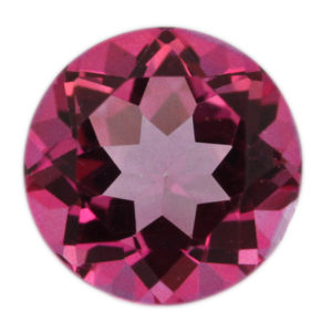 Loose Round Cut Genuine Natural Pink Topaz Gemstone Semi Precious October Birthstone