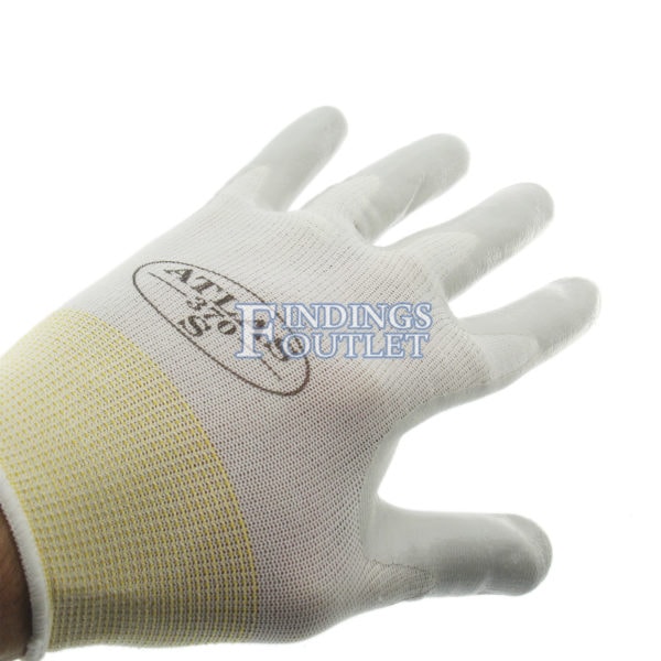Small Atlas Super Grip Polishing Gloves Angle