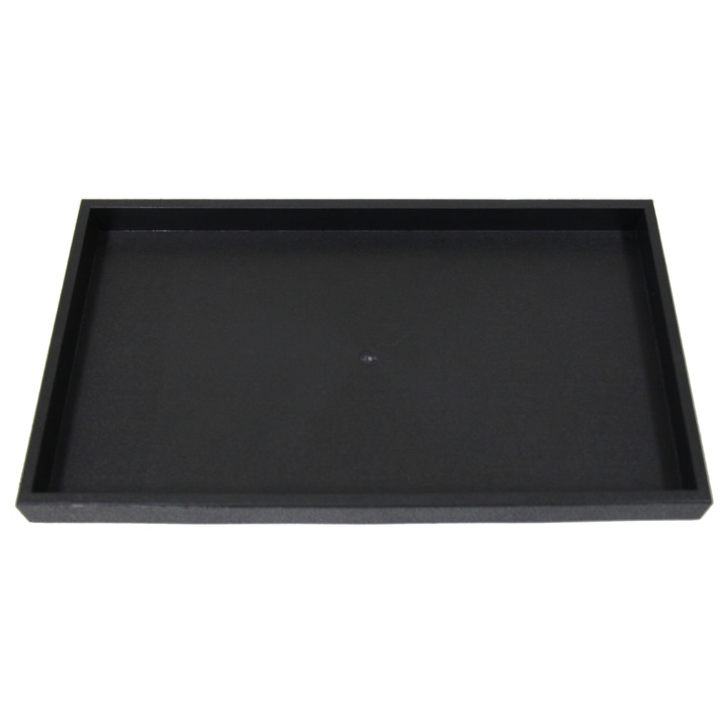 Black Plastic Tray Full Size Stackable Tray For Jewelry Rings