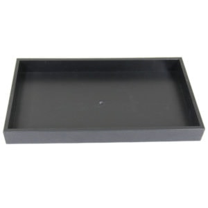 New 12 Black Plastic Full-Size Stackable Jewelry Storage Display Trays case 