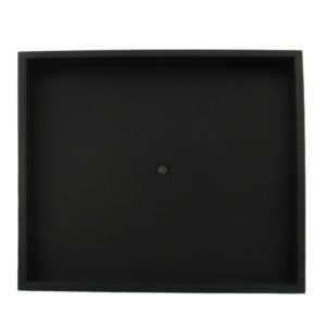 Black Plastic Tray Multi-Purpose Stackable Tray Jewelry Rings Chains Bracelets