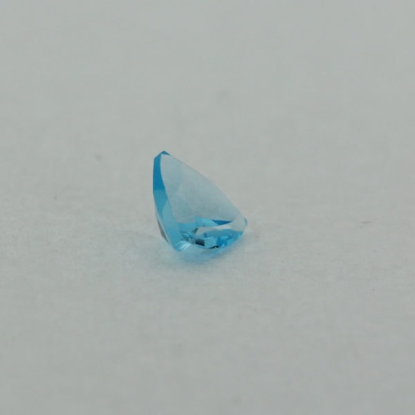 Loose Trillion Cut Genuine Natural Blue Topaz Gemstone Semi Precious November Birthstone Side
