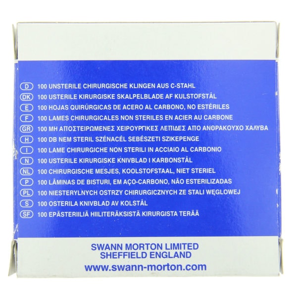 Swann Morton Curved Surgical Blades For Mold Cutting Box Back