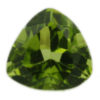 Loose Trillion Cut Genuine Natural Peridot Gemstone Semi Precious August Birthstone