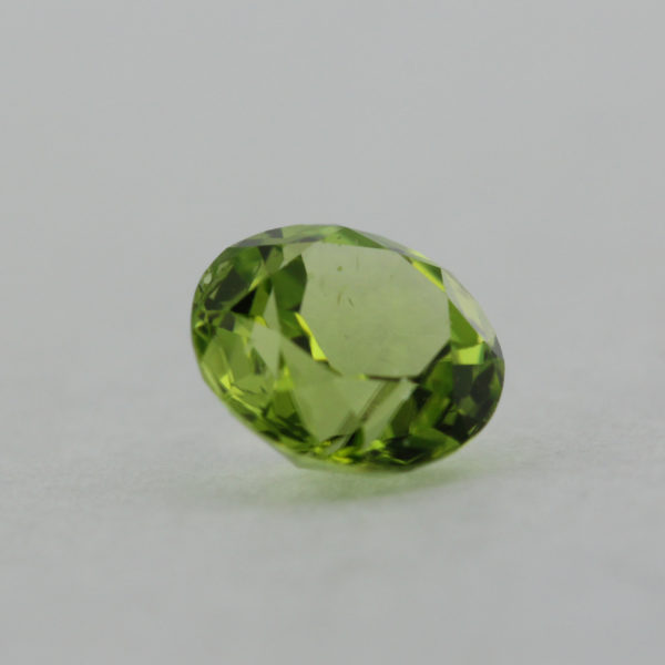 Loose Round Cut Genuine Natural Peridot Gemstone Semi Precious August Birthstone Side