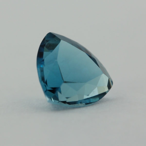 Loose Trillion Cut Genuine Natural Blue Zircon Gemstone Semi Precious December Birthstone Side