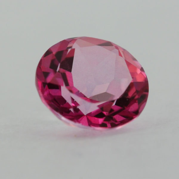 Loose Round Cut Genuine Natural Pink Topaz Gemstone Semi Precious October Birthstone Side