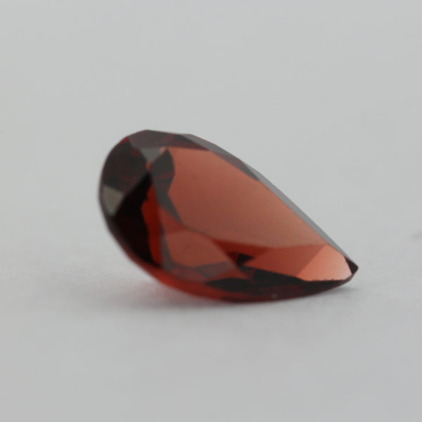 Loose Pear Cut Genuine Natural Garnet Gemstone Semi Precious January Birthstone Side