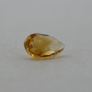 Loose Pear Cut Genuine Natural Citrine Gemstone Semi Precious November Birthstone Side