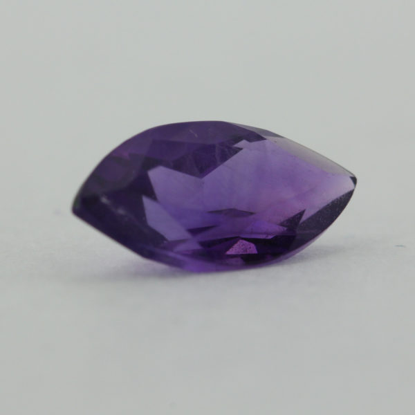 Loose Marquise Cut Genuine Natural Amethyst Gemstone Semi Precious February Birthstone Side