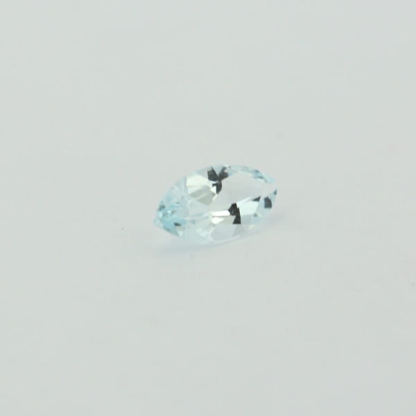 Loose Marquise Cut Genuine Natural Aquamarine Gemstone Semi Precious March Birthstone Side