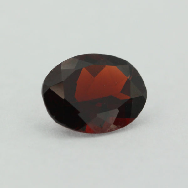 Loose Oval Cut Genuine Natural Garnet Gemstone Semi Precious January Birthstone Side