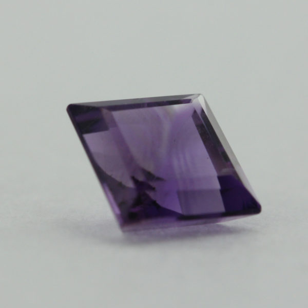 Loose Princess Cut Genuine Natural Amethyst Gemstone Semi Precious February Birthstone Side