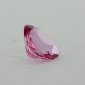 Loose Heart Shape Genuine Natural Pink Topaz Gemstone Semi Precious October Birthstone Side