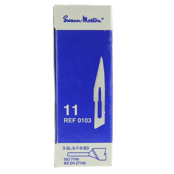 Swann Morton Straight Surgical Blades For Mold Cutting Box Side