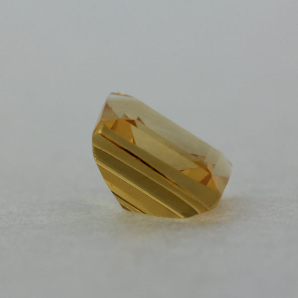 Loose Princess Cut Genuine Natural Citrine Gemstone Semi Precious November Birthstone Back